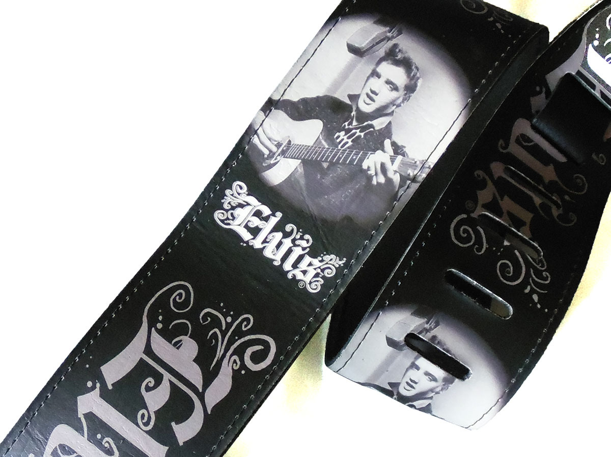 Perri's Guitar Strap 100 Leather Elvis Presley Licensed Item Perris