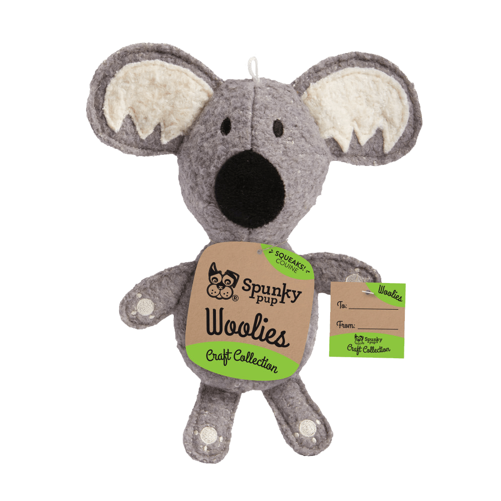 Woolies Koala Dog Toy By SpunkyPup Mini New, With Tags