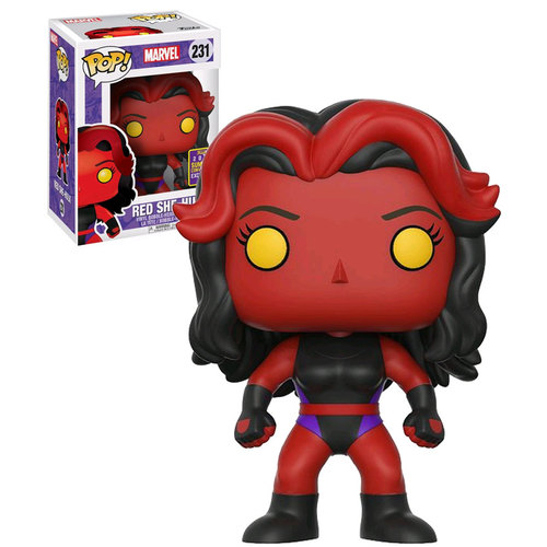 Funko POP! Marvel 231 Red SheHulk 2017 San Diego Comic Con (SDCC