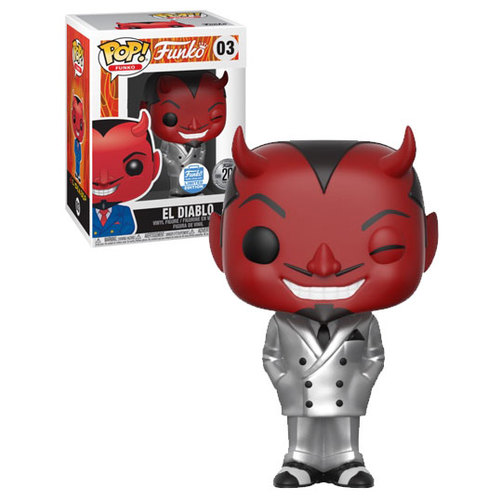 Funko POP! Fantastik Plastik 03 El Diablo (Silver Suit) Funko 20th Anniversary Limited Edition Ne