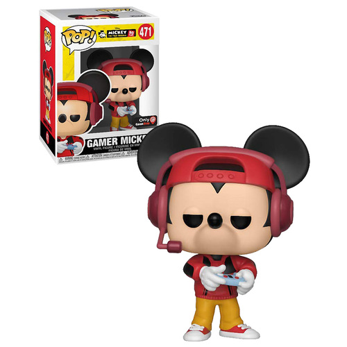 Funko POP! Disney Mickey Mouse 90 Years 471 Gamer Mickey Gamestop