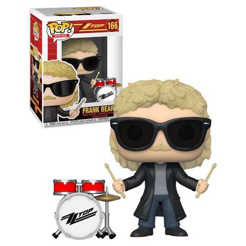 Funko POP! Rocks ZZ Top 166 Frank Beard New, Mint Condition