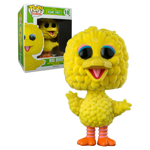 Funko POP! Sesame Street 10 Big Bird (Flocked) Super Sized 6" POP