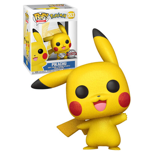 Funko POP! Games Pokemon 553 Pikachu Waving (Diamond Collection