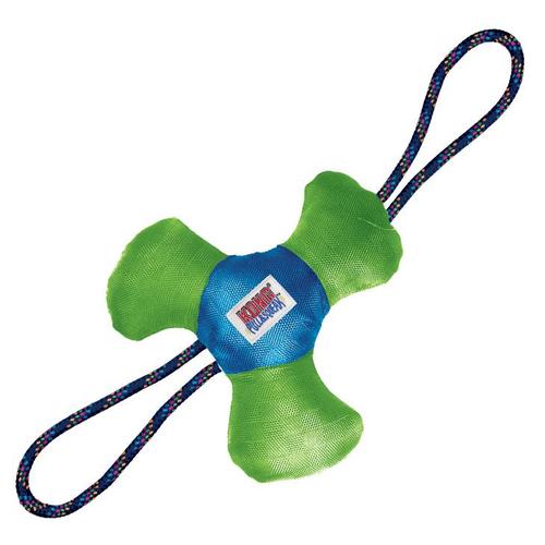 Kong Pull & Squeak Dog Toy Four Fun Designs Tug Fetch Medium/Large