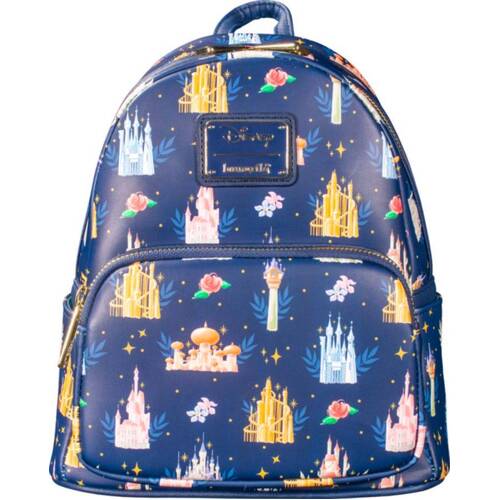 Loungefly Disney Princess Castles Mini Backpack New, With Tags
