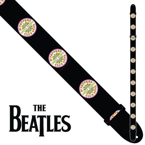 Perri's Guitar Strap Polyester Beatles Sgt Peppers Licensed Item Perris