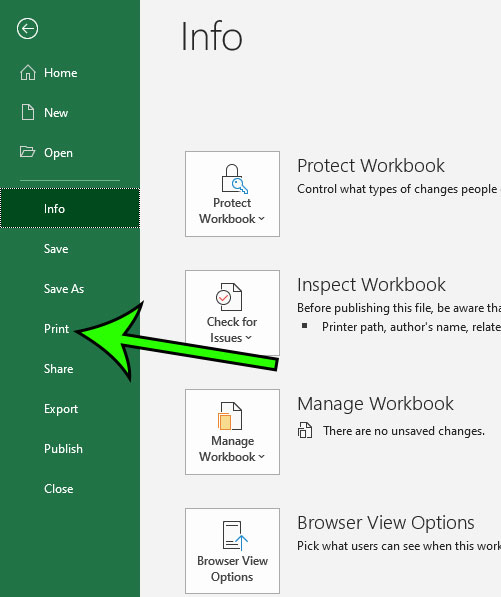 How to Print an Entire Workbook in Microsoft Excel for Office 365