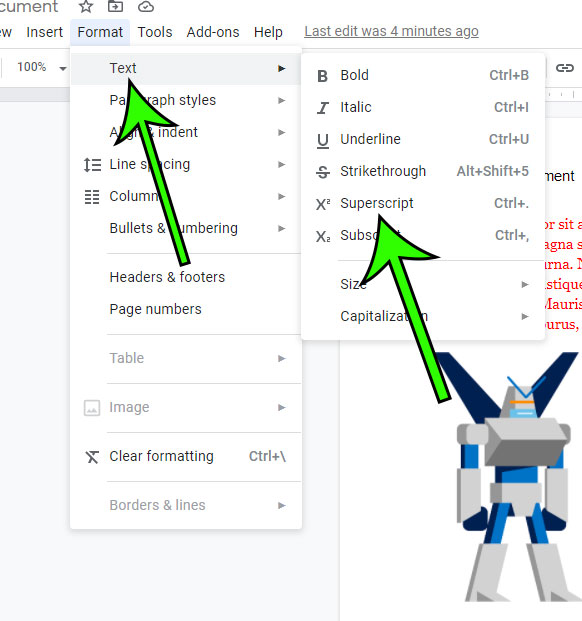 How to Get Out of Superscript in Google Docs Support Your Tech