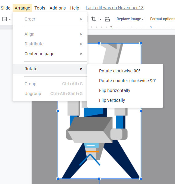 How to Rotate an Image in Google Slides Support Your Tech