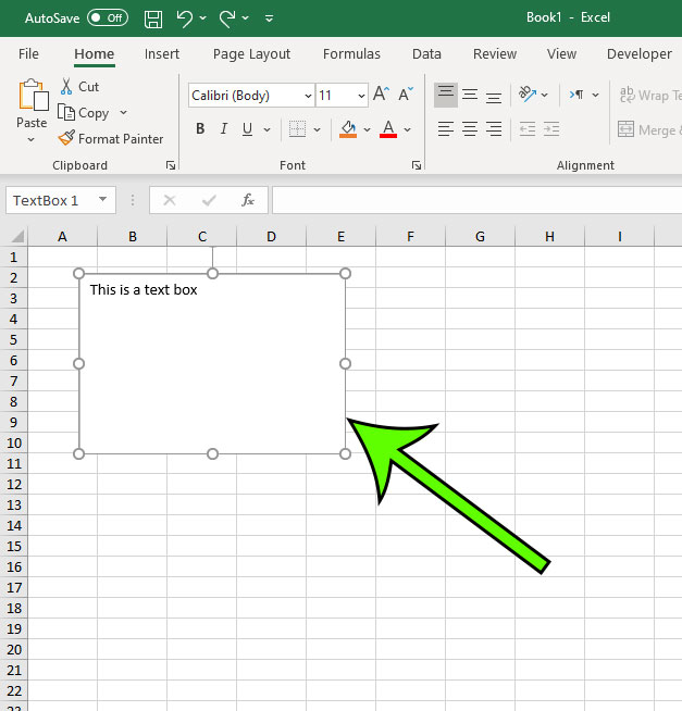 Text Box Pada Excel IMAGESEE