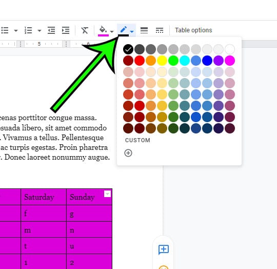 How to Color a Table in Google Docs Support Your Tech