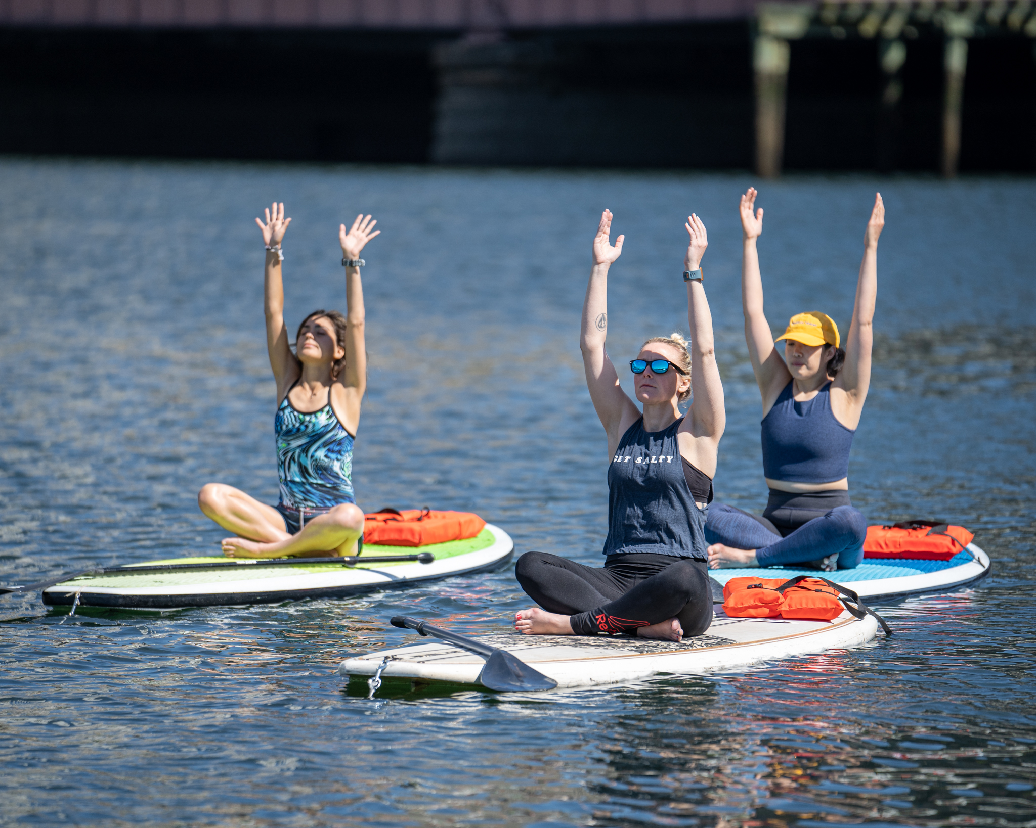 Paddleboard Yoga Classes Boston & NH SUP YO Adventures