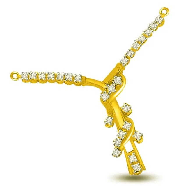 0.30ct Fancy Diamond Necklaces Pendants For Her Surat Diamond Jewelry