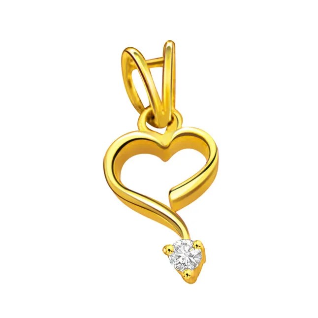 Heart's Desire Diamond Pendants Surat Diamond Jewelry
