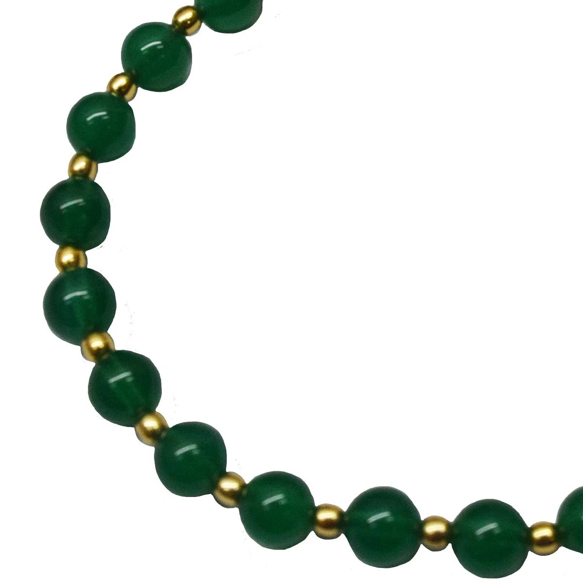 Real Green Onyx Beads Bracelet (SB65)