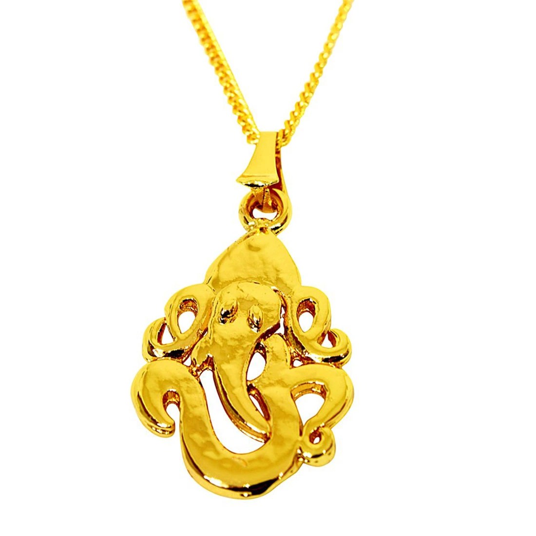 Buy Ganesh Gold Plated Pendant & Latest Ganpati Jewellery Designs this