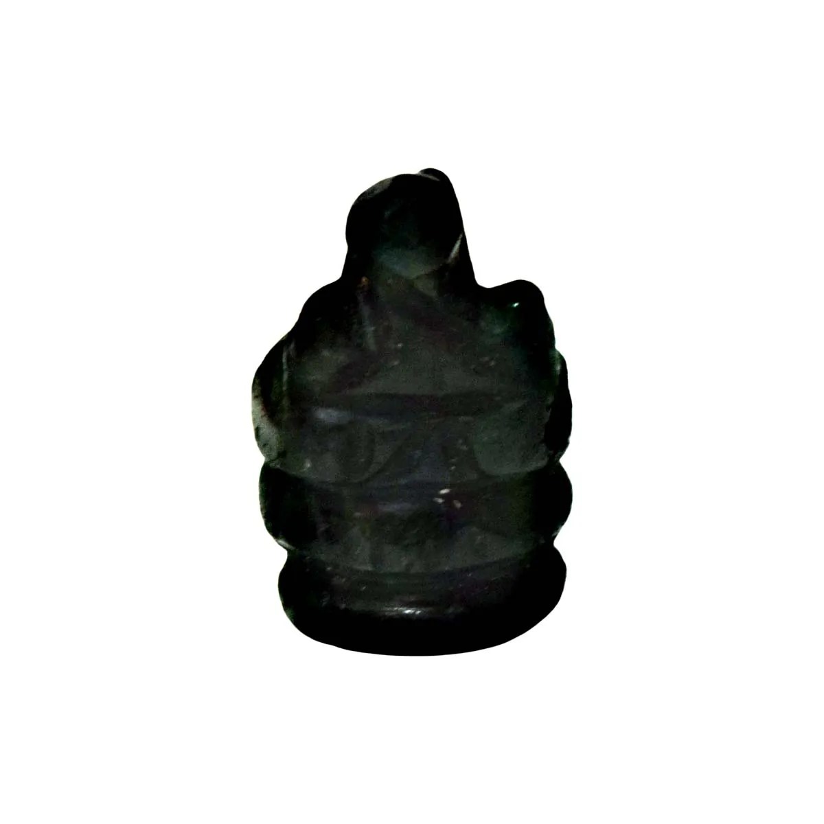 Elegant Hindu Lord Ganesh God Ganpati Ganesha Stone Jade Statue Idol