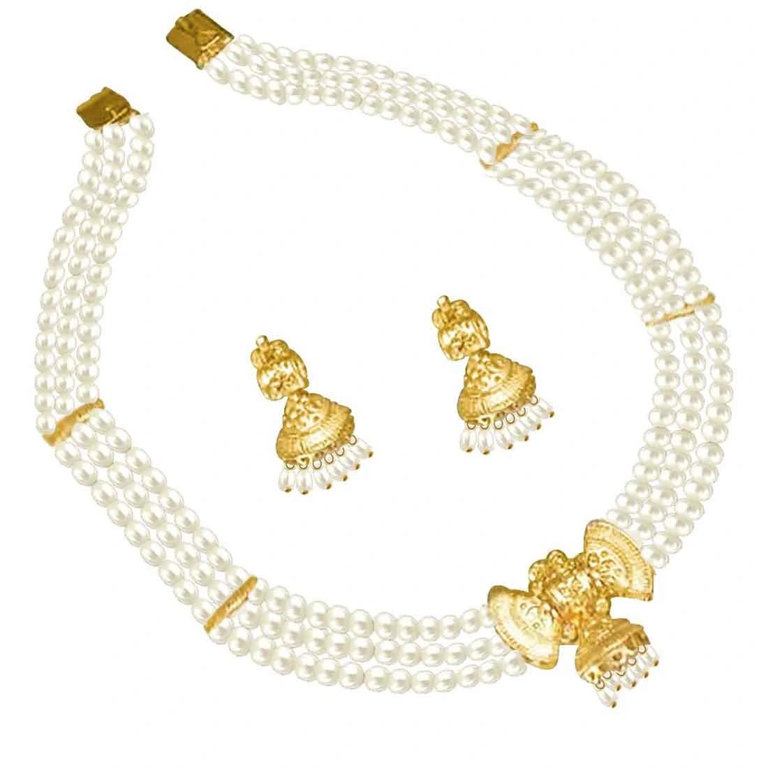 Pearl Sets Buy Real Pearl Necklace & Pearl Jewellery Sets Online