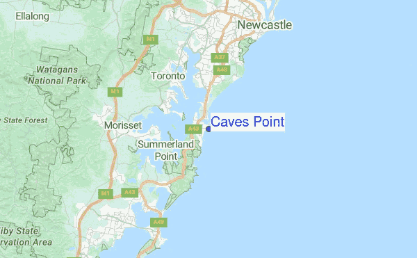 Caves Point Surf Forecast and Surf Reports (NSW Newcastle, Australia)