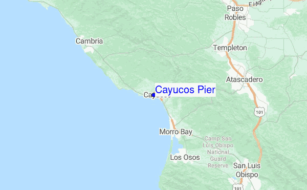 Cayucos Pier Surf Forecast and Surf Reports (CAL San Luis Obispo, USA)