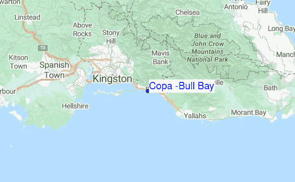 Copa (Bull Bay) Surf Forecast and Surf Reports (Jamaica, Jamaica)