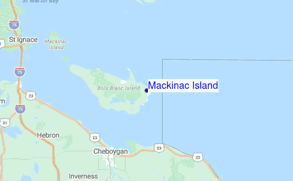 Mackinac Island Surf Forecast and Surf Reports (Lake Huron, USA)