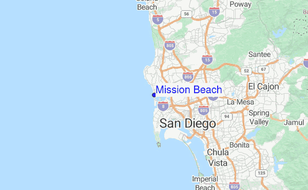 Mission Beach Surf Forecast and Surf Reports (CAL San Diego County, USA)