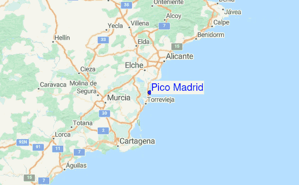 Pico Madrid Surf Forecast and Surf Reports (Valencia, Spain)