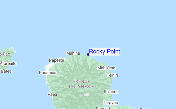 Rocky Point Surf Forecast and Surf Reports (Tahiti, French Polynesia)