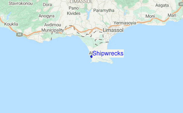 Shipwrecks Surf Forecast And Surf Reports Cyprus Cyprus
