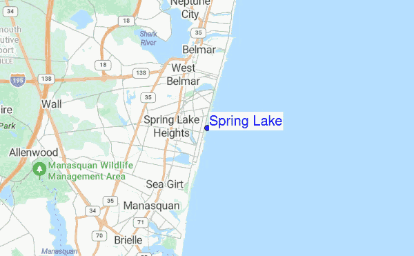Map Of Spring Lake Nj Spring Lake Surf Forecast and Surf Reports (New Jersey, USA)