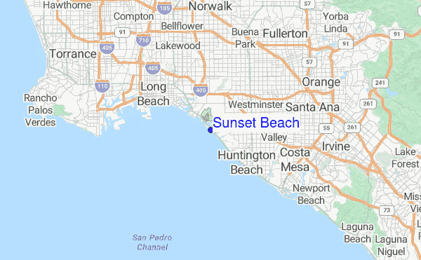 Sunset Beach Surf Forecast and Surf Reports (CAL Orange County, USA)