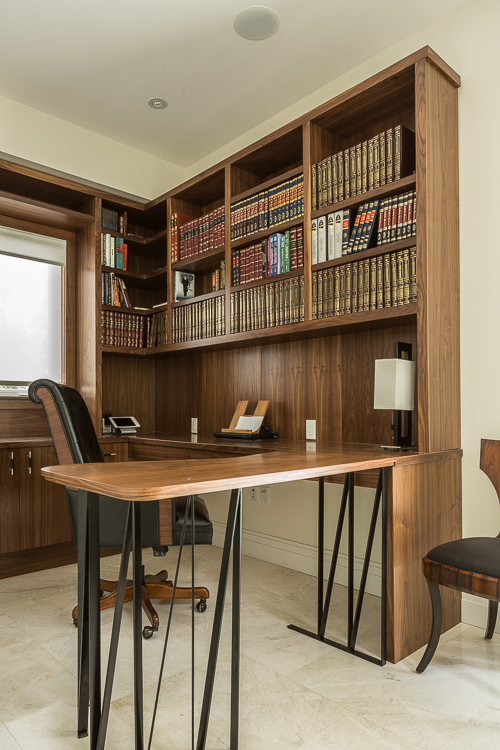 Walnut Library Surface