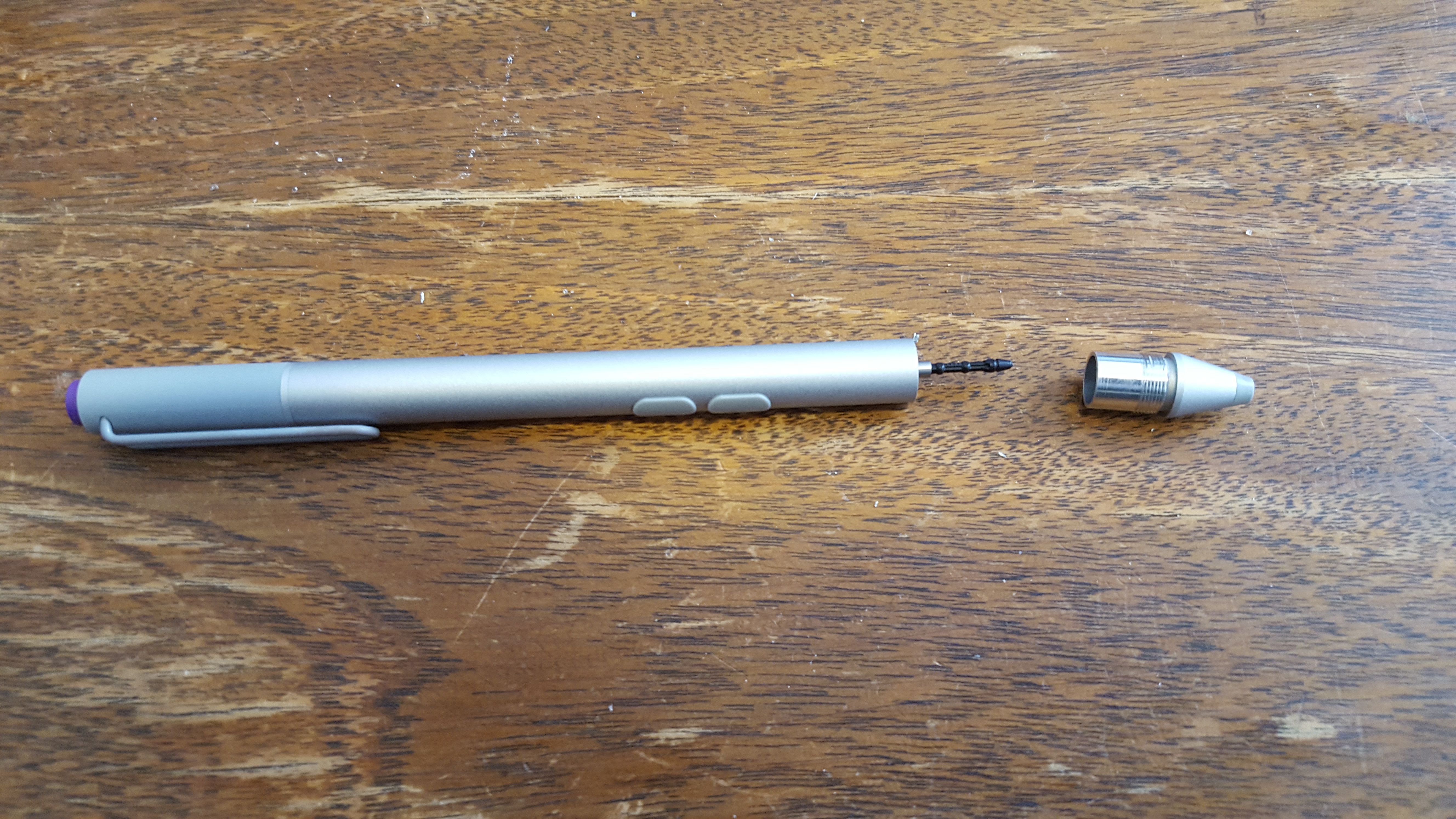 Microsoft surface pro 3 pen not writing it out but writing