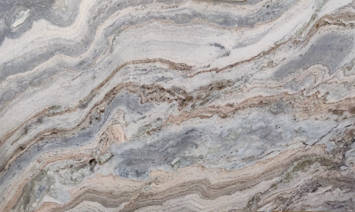River Blue Surfaces by Pacific Marble Slab Distributor Chicago
