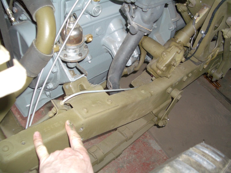 Where to find vin number on willys jeep