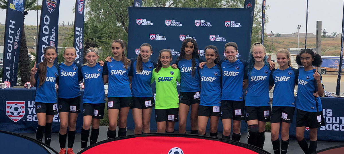 Surf Soccer U12 WINS Far West Regionals San Diego Surf Soccer Club