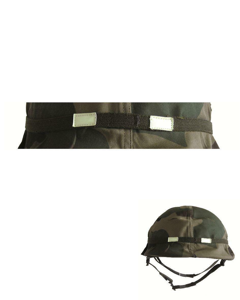 Reflective helmet band for combat helmets M1 etc Surplus & Lost