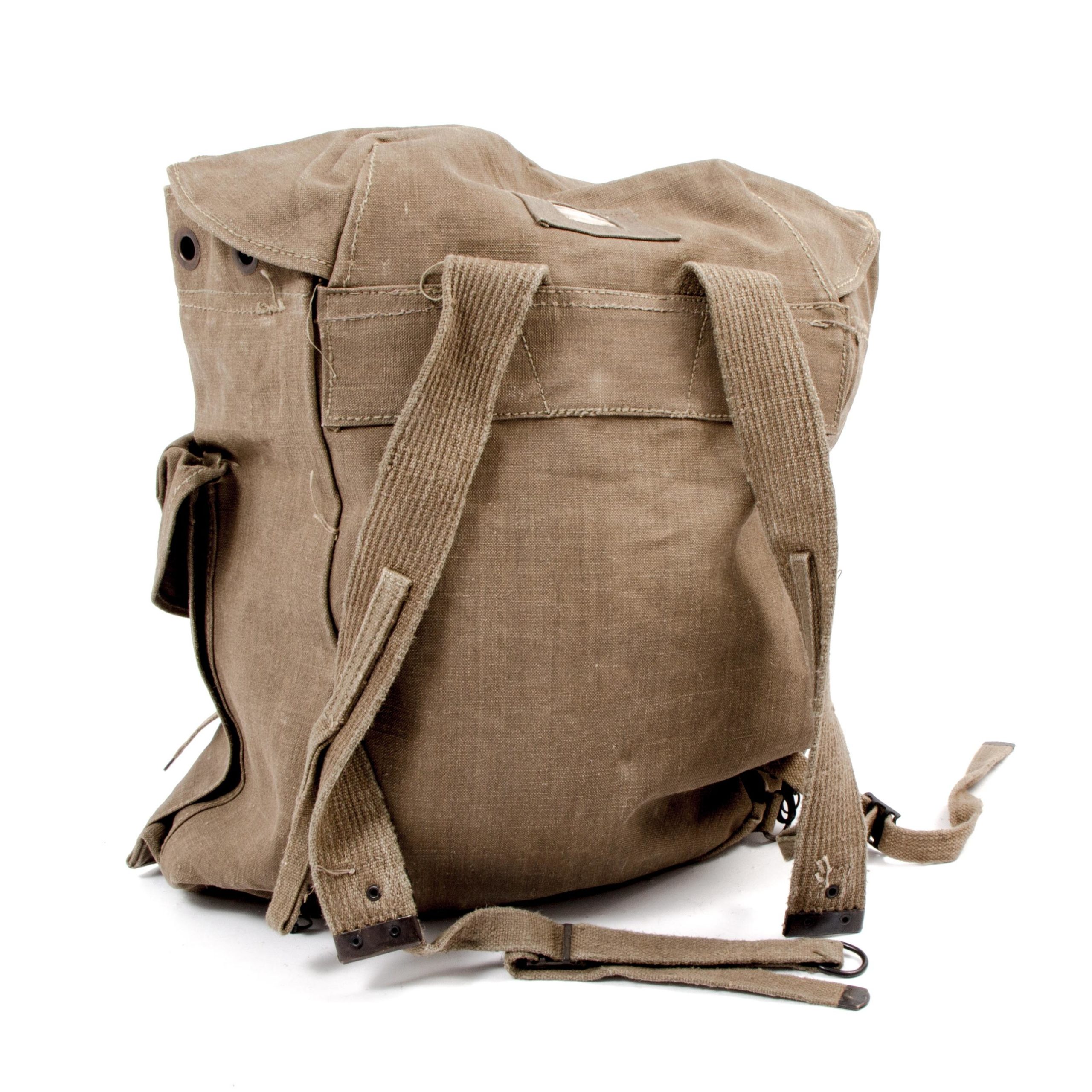 Vintage all canvas / cotton LARGE sized rucksack / backpack, bushcraft