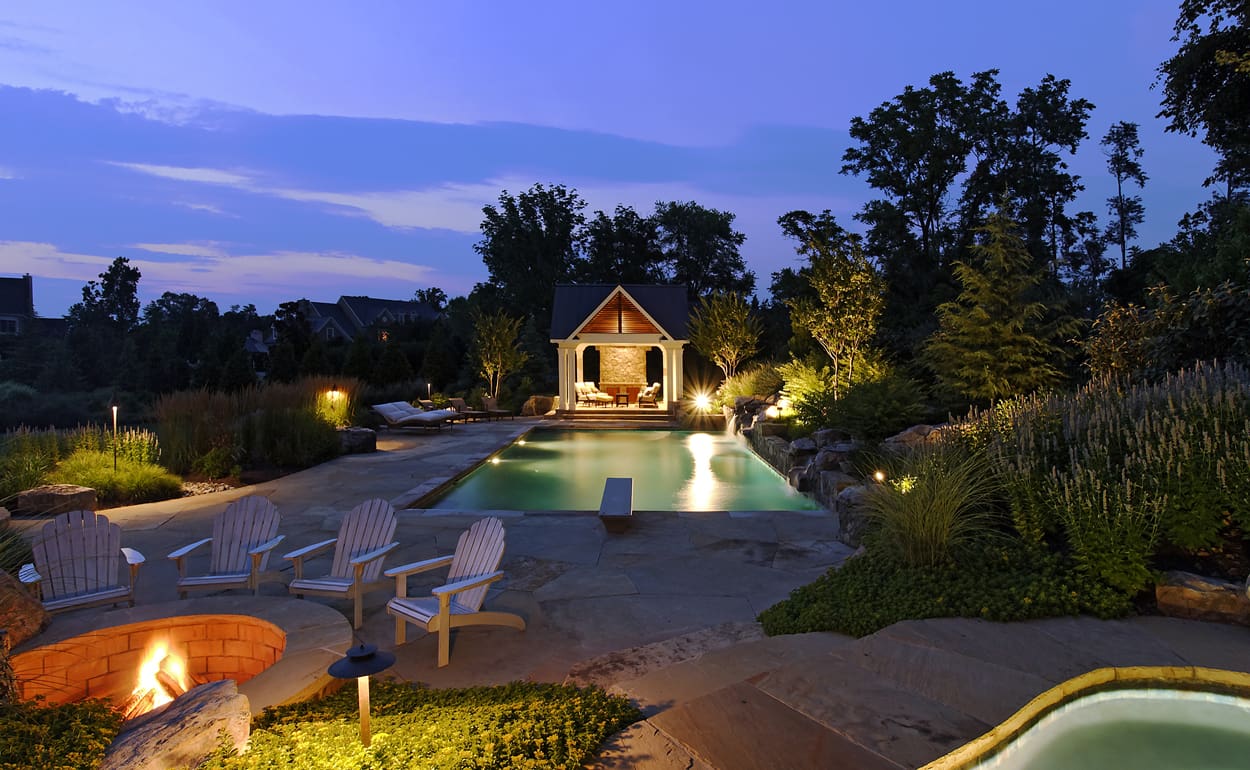 Landscape Lighting for Northern Virginia Gardens