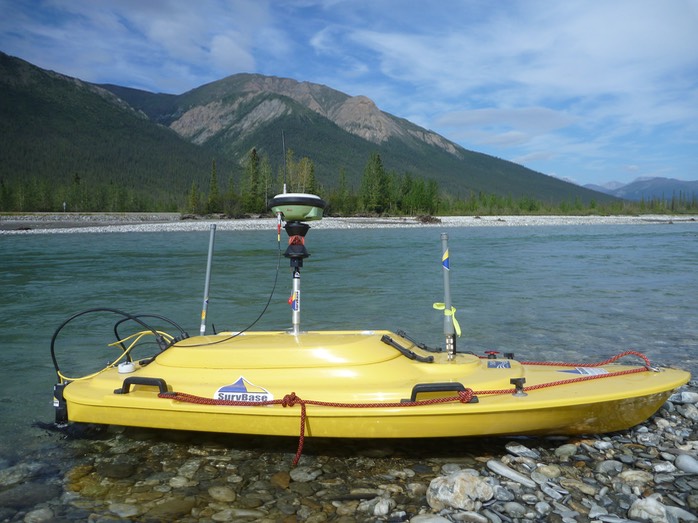 SurvBase ZBoat 1800 HS ready to work, Middle Fork Koyukuk River