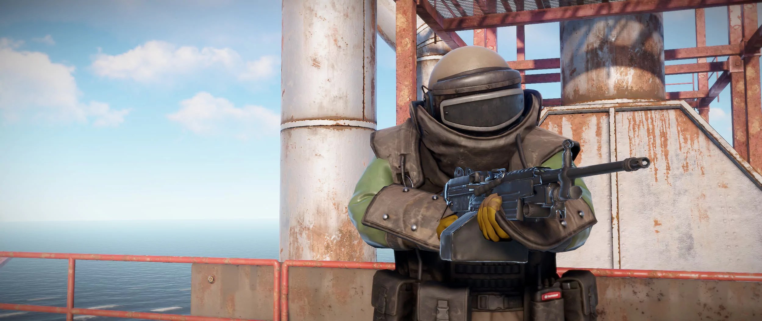 Rust 'The Oil Rig Update' bringt neues Monument, schwer gepanzerte Forscher und Ozean
