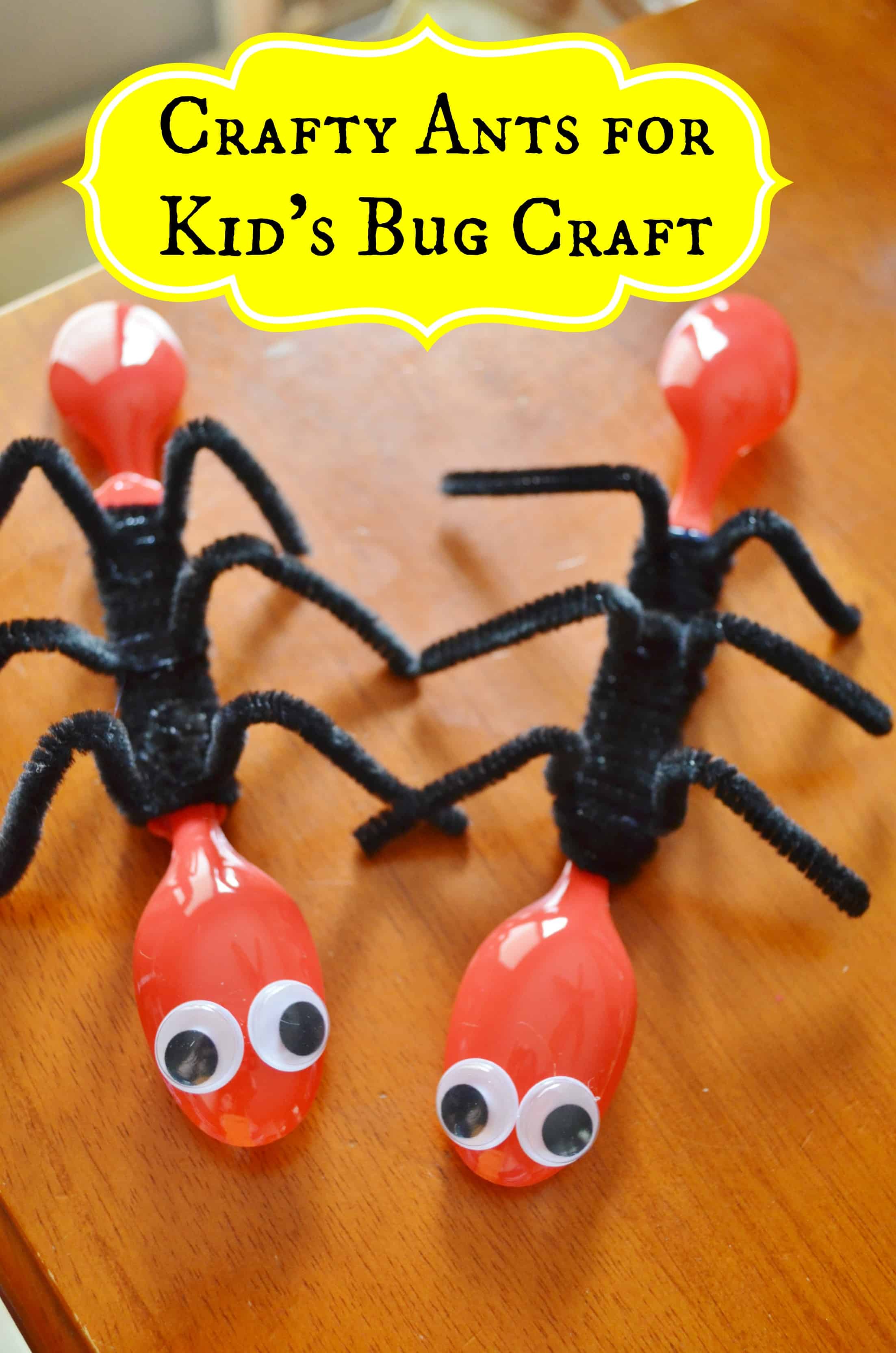 Ant Spoons Spring Bug Craft for Kids