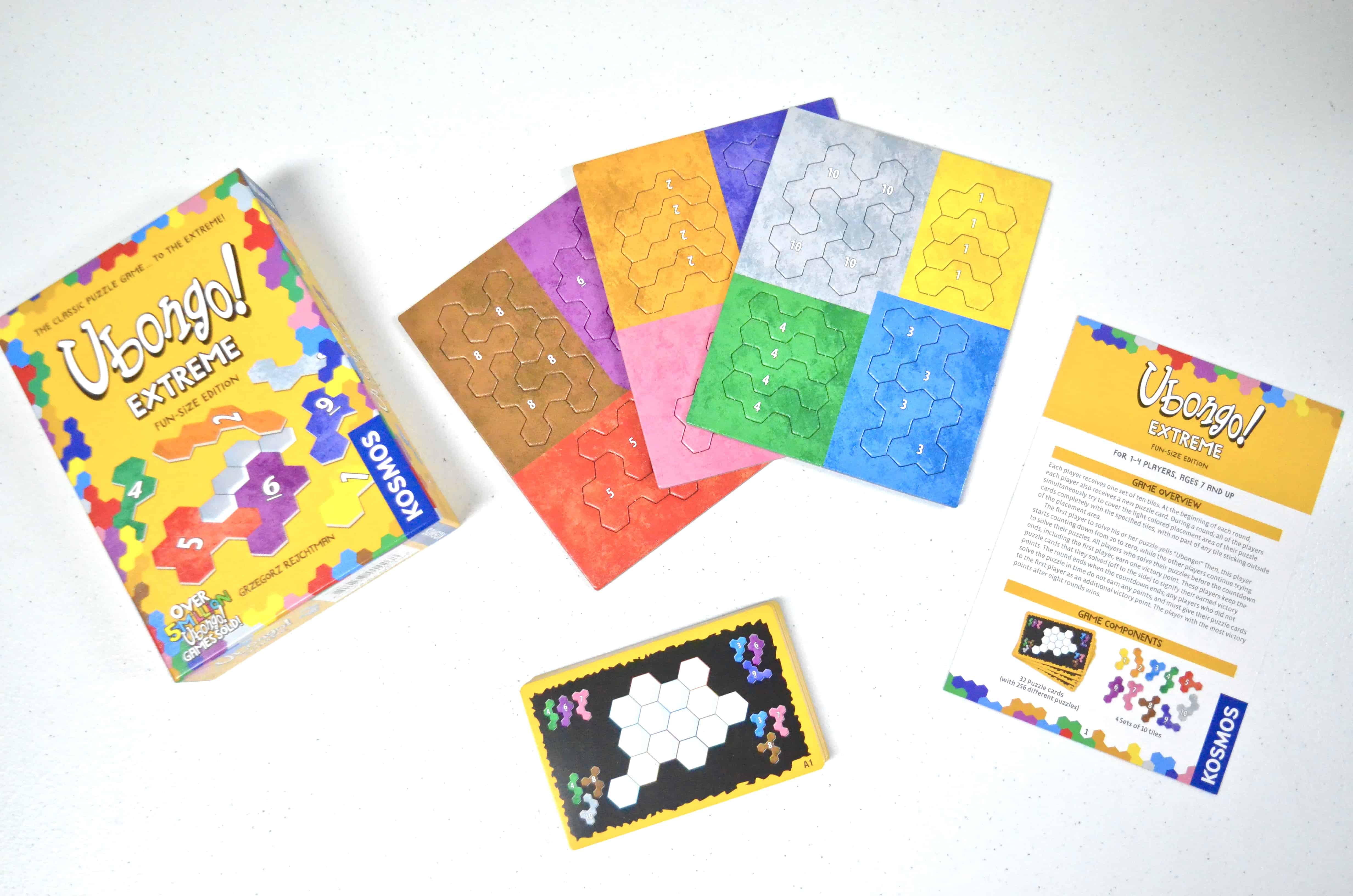 QUICK Math Game Ubongo Extreme KOSMOS Road Trip Travel Game