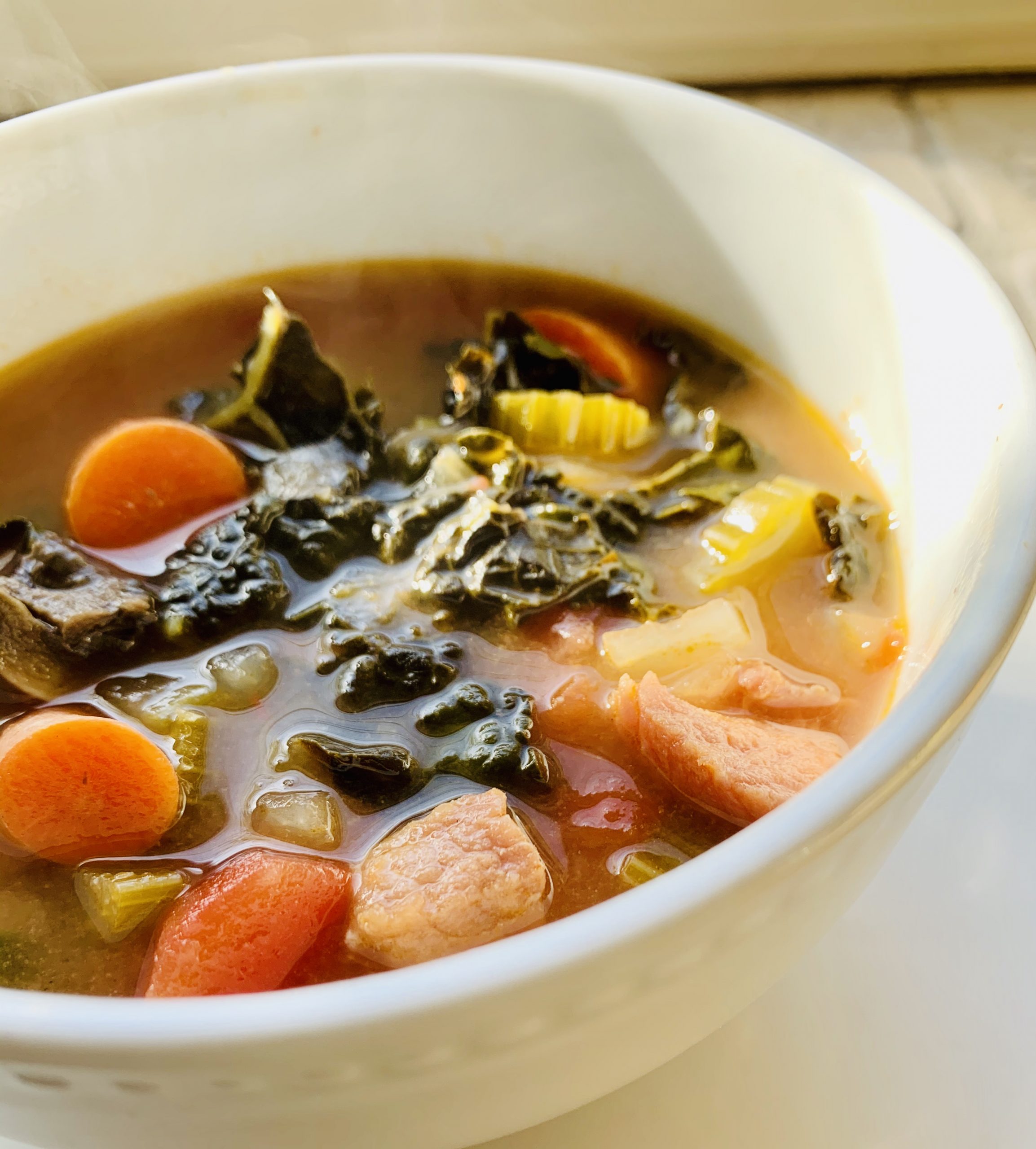 Easy Hearty Kale Soup Susan B. Dopart