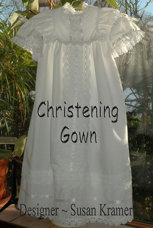 Make a Christening Gown or Baptismal Dress for Baby
