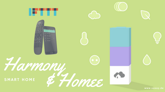 Logitech Harmony Hub mit homee und Alexa Sprachsteuerung verwenden Susay