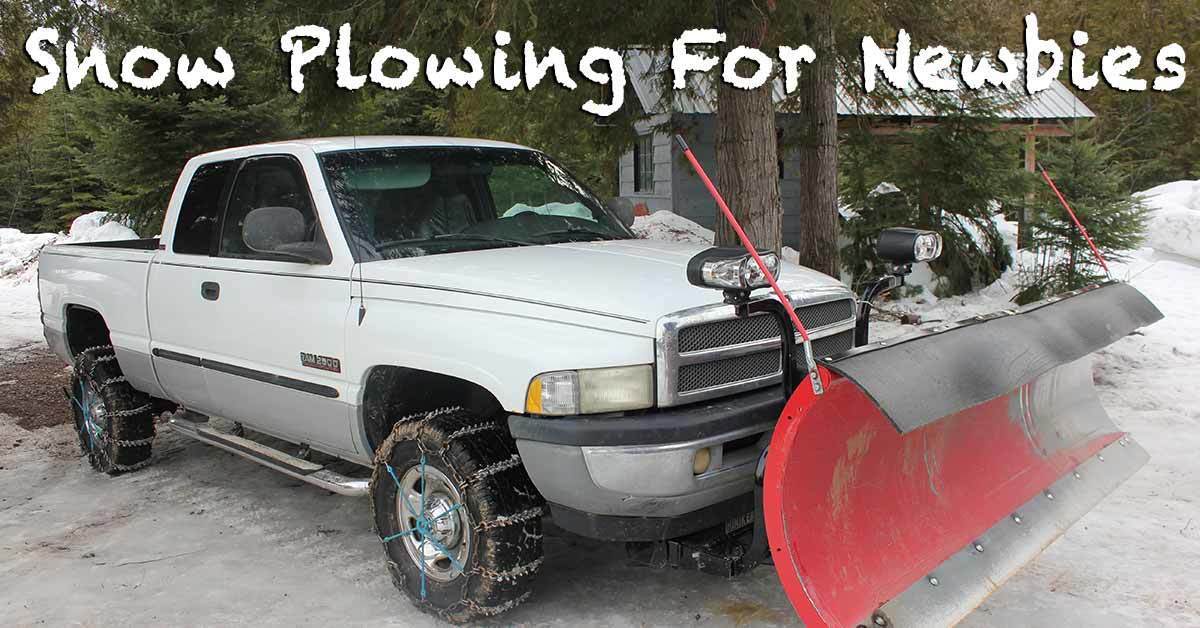 Snow Plowing For Newbies Sustainable Preparedness