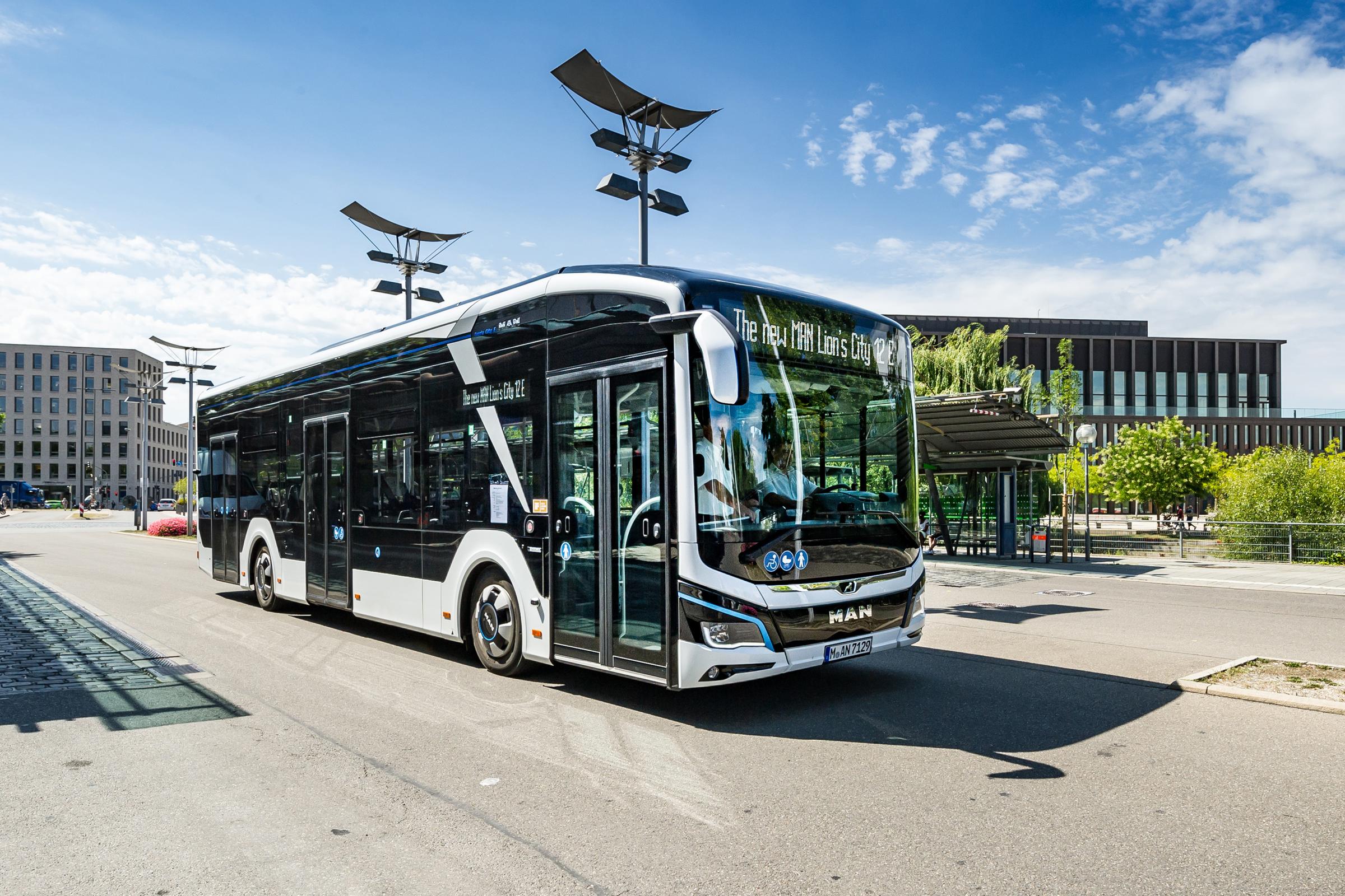 The electric Lion is roaring. An order for 22 MAN ebuses in Sweden